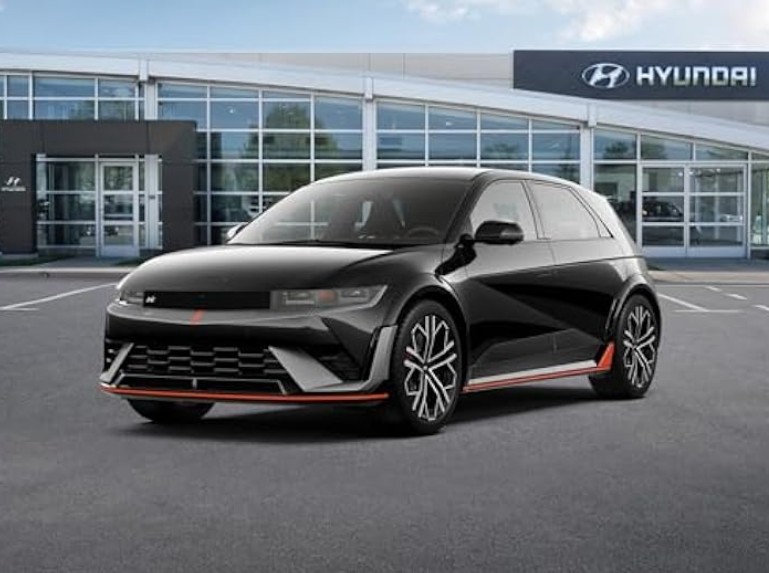 New 2025 Hyundai IONIQ 5 N. Abyss Black Exterior �